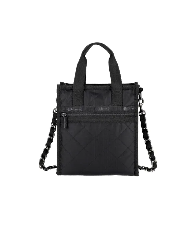 lesportsac-chain-mini-north-south-tote-compact-tote-with-detachable-chain-strap image 1
