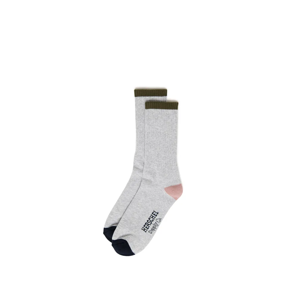 herschel-supply-classic-fit-crew-sock-cotton-blend-comfortable image 1