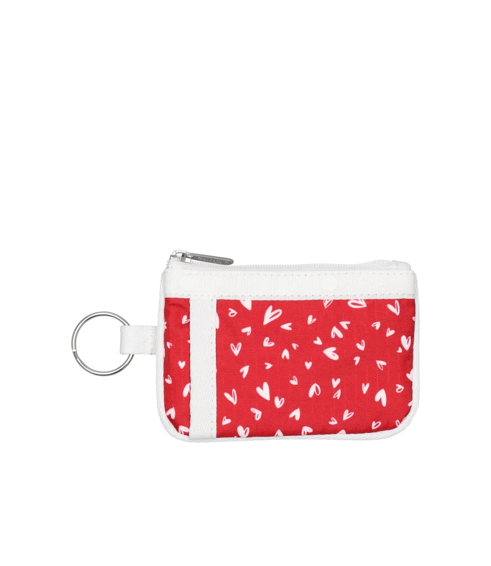 lesportsac-key-card-holder-recycled-ripstop-nylon-key-ring-card-holder image 1