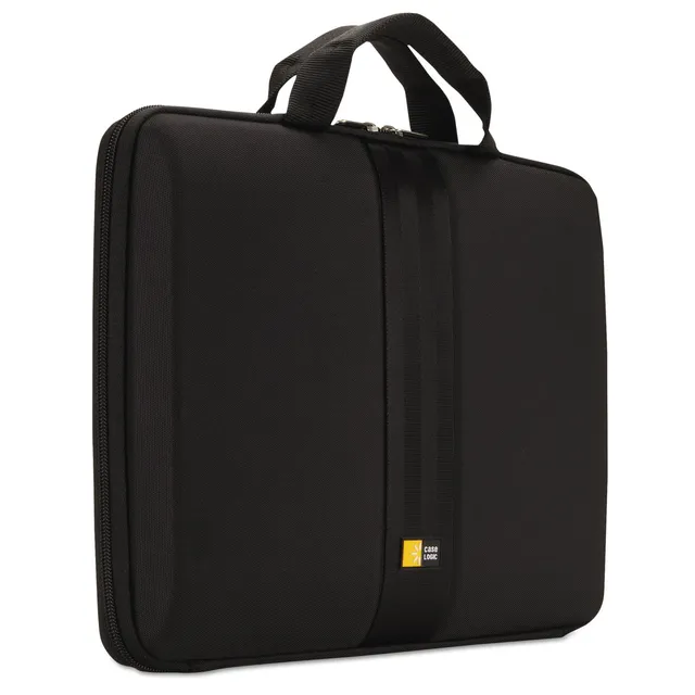 case-logic-qns-113-molded-eva-laptop-sleeve-for-13-3-laptops-black-with-airflow- image 1