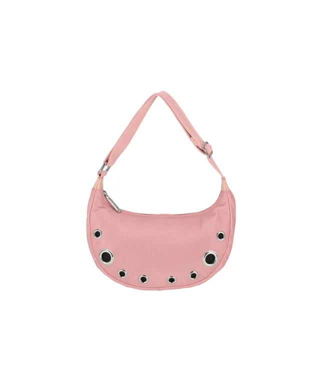lesportsac-grommet-small-shoulder-bag-with-silver-metal-grommets-and-vegan-leath image 1