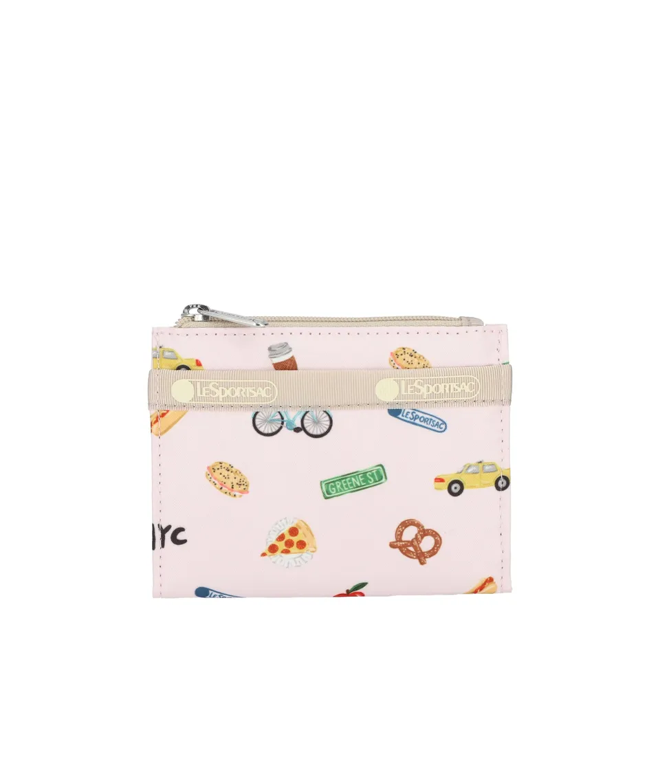 lesportsac-small-wallet-recycled-ripstop-nylon-zip-around-wallet-with-6-credit-c image 1