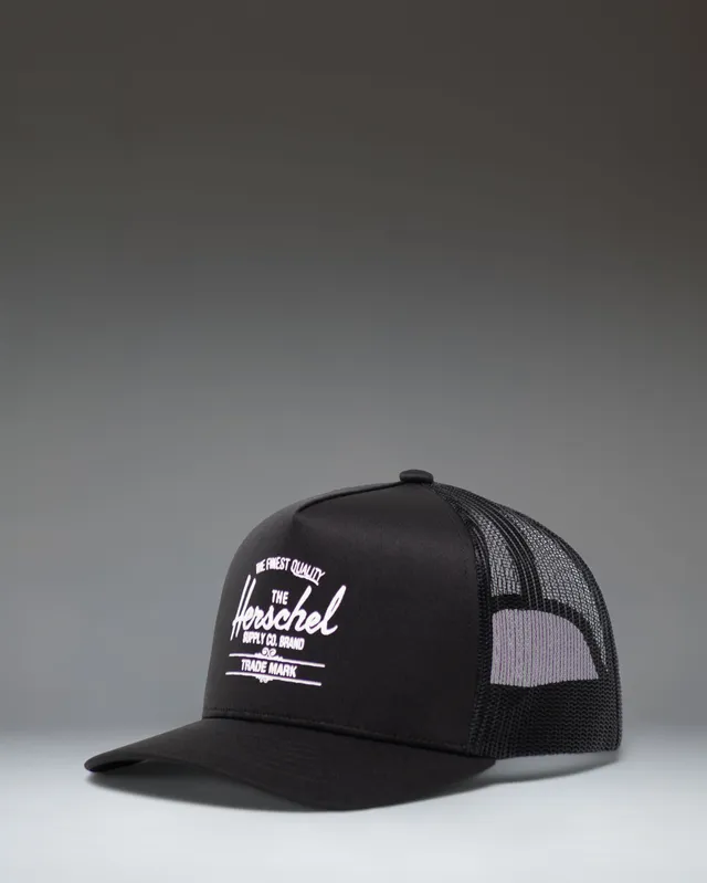 herschel-supply-whaler-tall-mesh-cap-classic-trucker-hat-with-puff-print-logo image 1