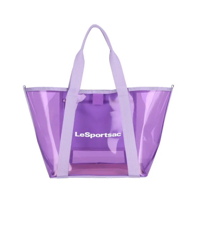 lesportsac-clear-east-west-tote-clear-tpu-stadium-approved image 1