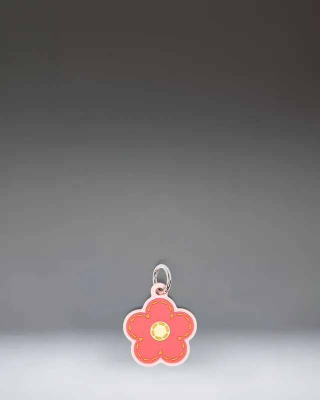 herschel-supply-daisy-bag-charm-with-metal-keyring image 1