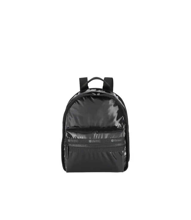 lesportsac-mini-route-backpack-in-black-shine image 1