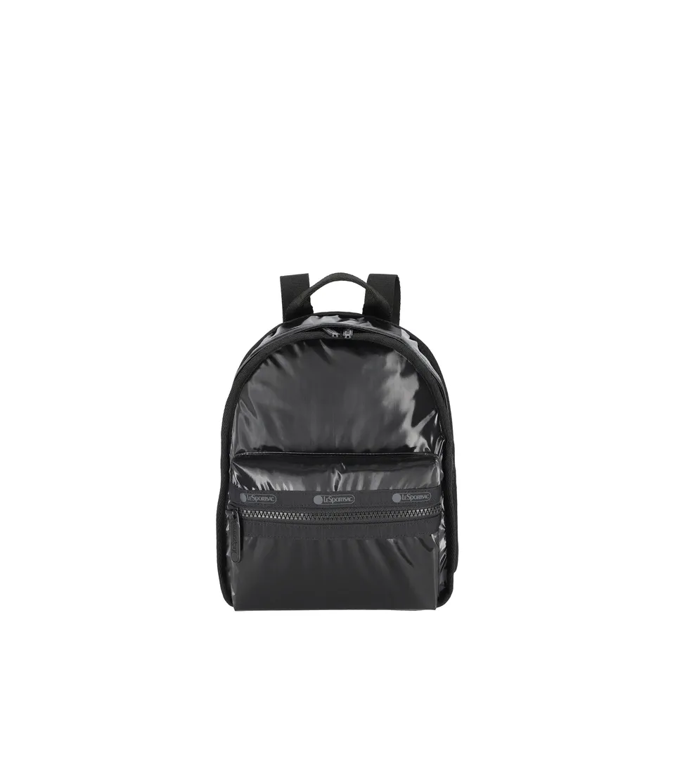 lesportsac-mini-route-backpack-in-black-shine image 1