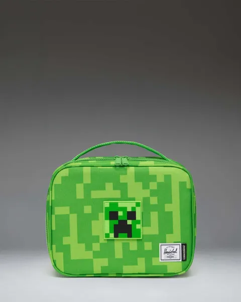 herschel-supply-minecraft-pop-quiz-lunch-box-insulated-kids-lunch-cooler-with-mi image 1