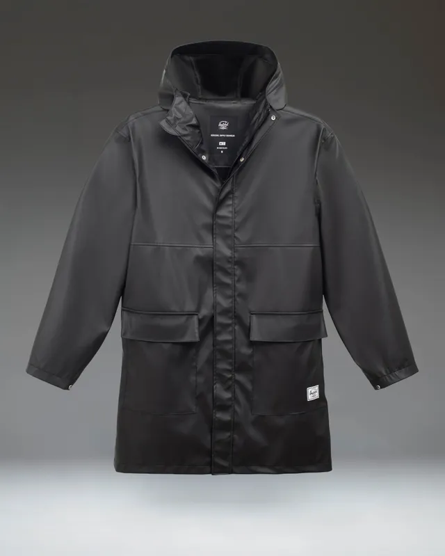 herschel-supply-long-classic-rain-jacket-men-s-water-resistant-windproof-stretch image 1