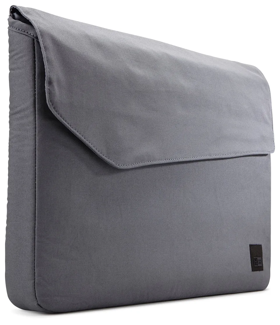 case-logic-lodo-13-laptop-sleeve-lods-113gra-canvas-sleeve-with-padded-compartme image 1