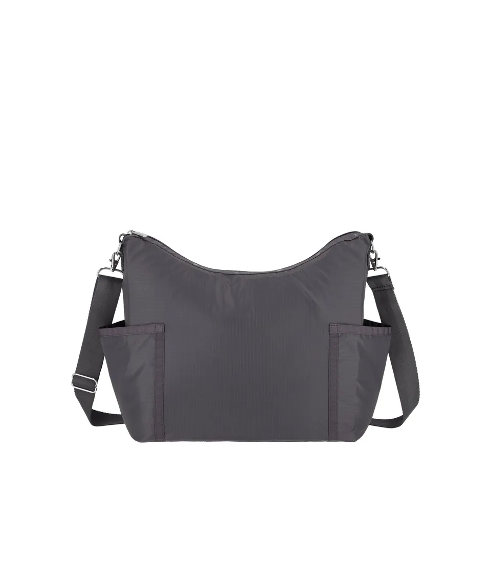 lesportsac-zip-bucket-shoulder-bag-recycled-ripstop-with-water-bottle-pockets image 1