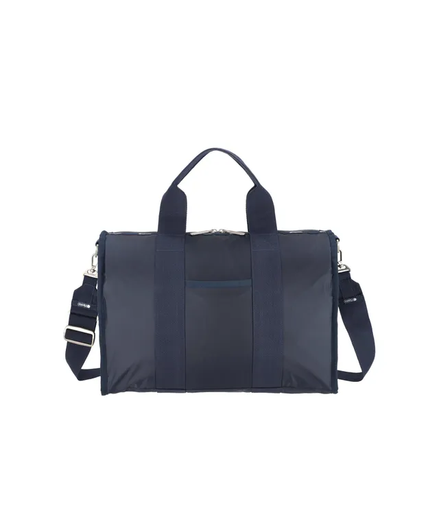 lesportsac-essential-medium-duffle-dark-blue-lightweight-travel-duffel-with-lugg image 1