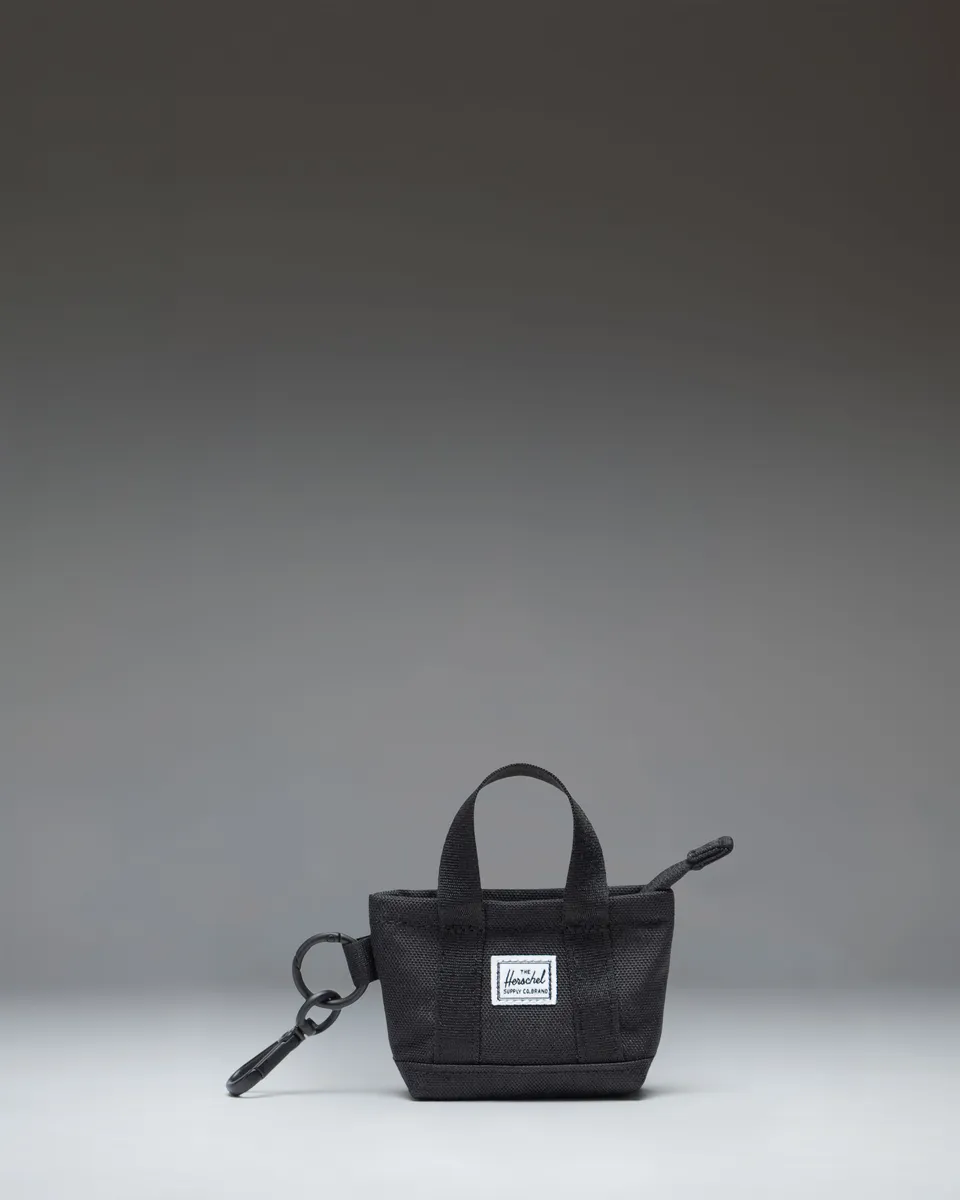 herschel-supply-heritage-tote-bag-charm-mini-tote-keychain image 1