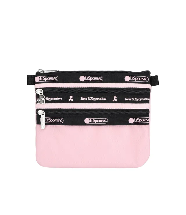 lesportsac-rr-x-ls-3-zip-cosmetic-recycled-polyester-makeup-bag image 1
