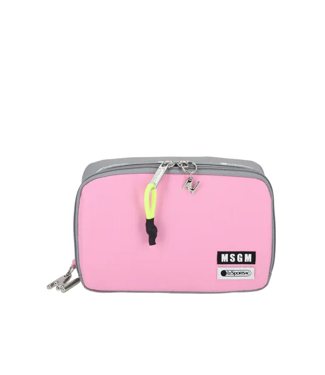 lesportsac-msgm-medium-cosmetic-pink-grey image 1