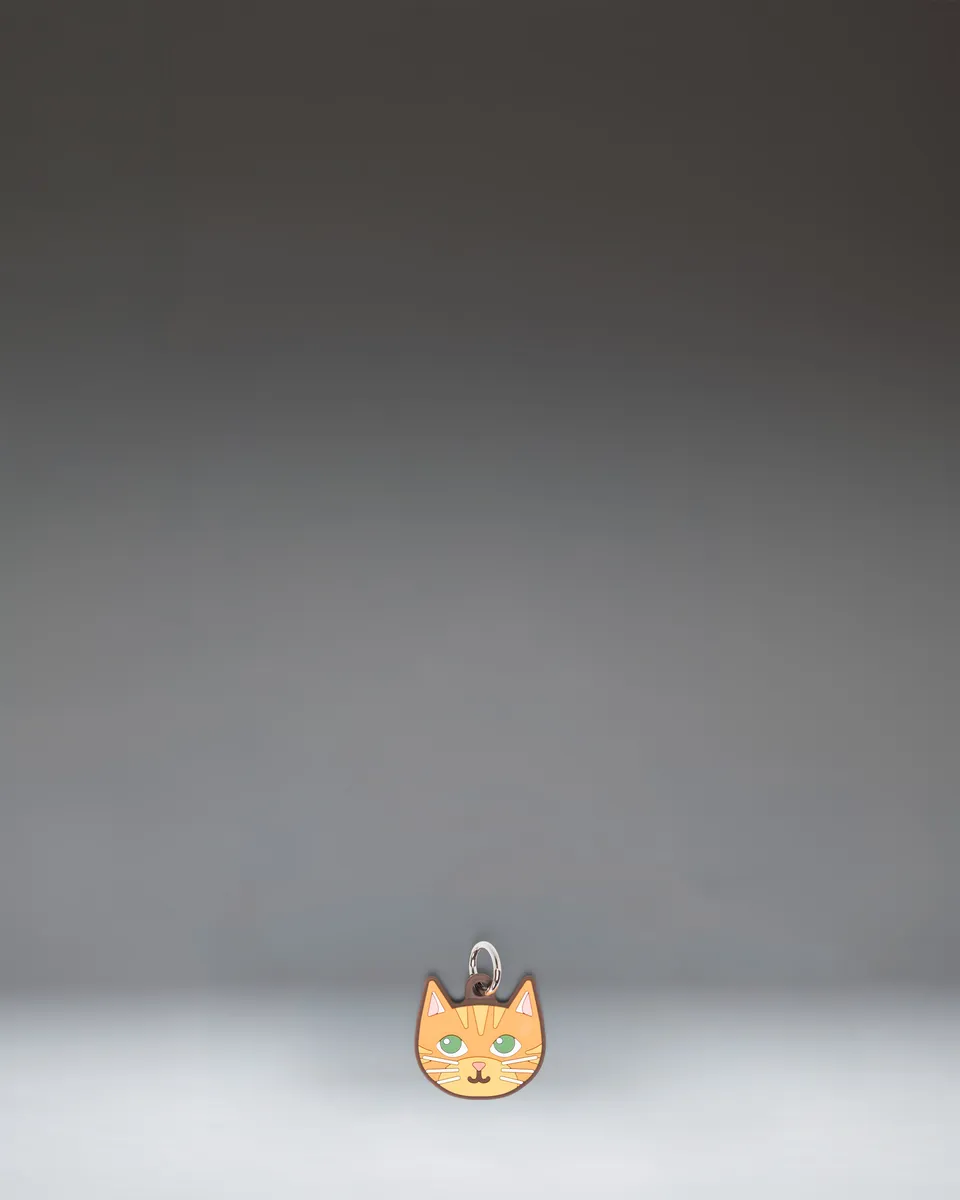 herschel-supply-cat-bag-charm-with-metal-keyring image 1