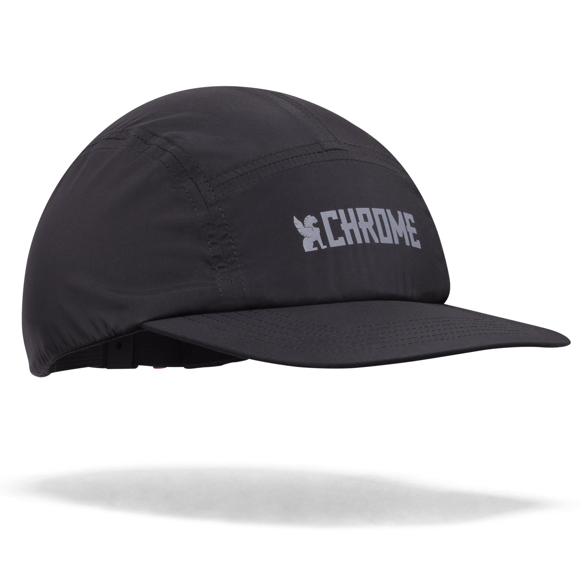 chrome-industries-5-panel-hat-lightweight-ultra-reflective-or-black-adjustable-s image 5