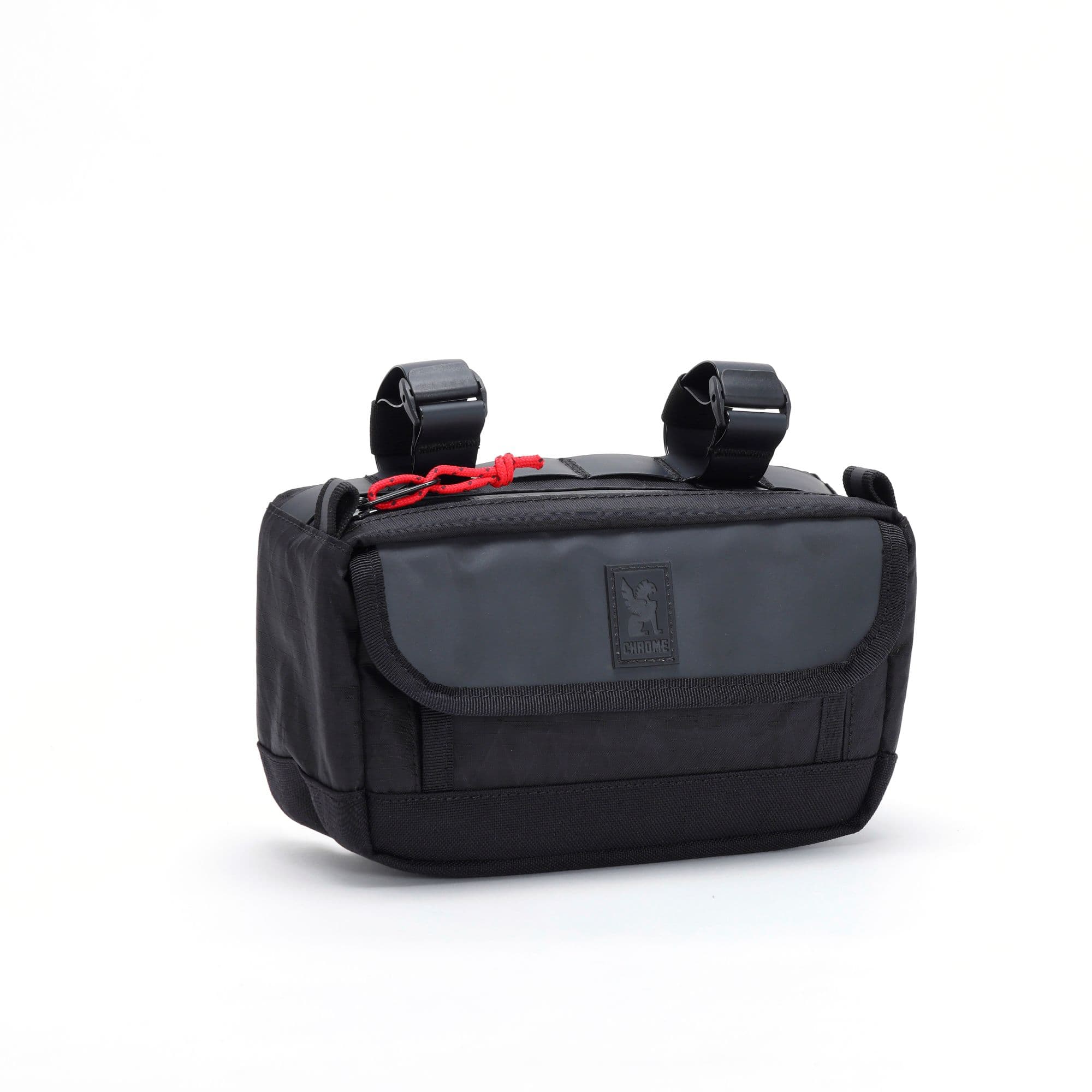 chrome-industries-holman-handlebar-bag-3l-bike-bag-with-one-hand-zipper-reflecti image 1