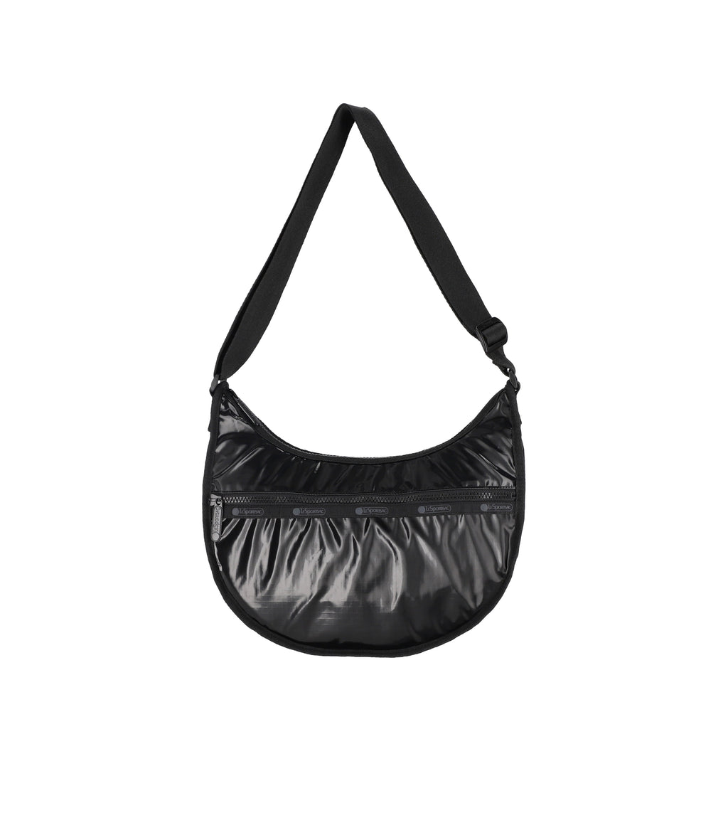 lesportsac-everyday-hobo-patent-finish-fabric-hobo-bag-with-adjustable-strap image 4