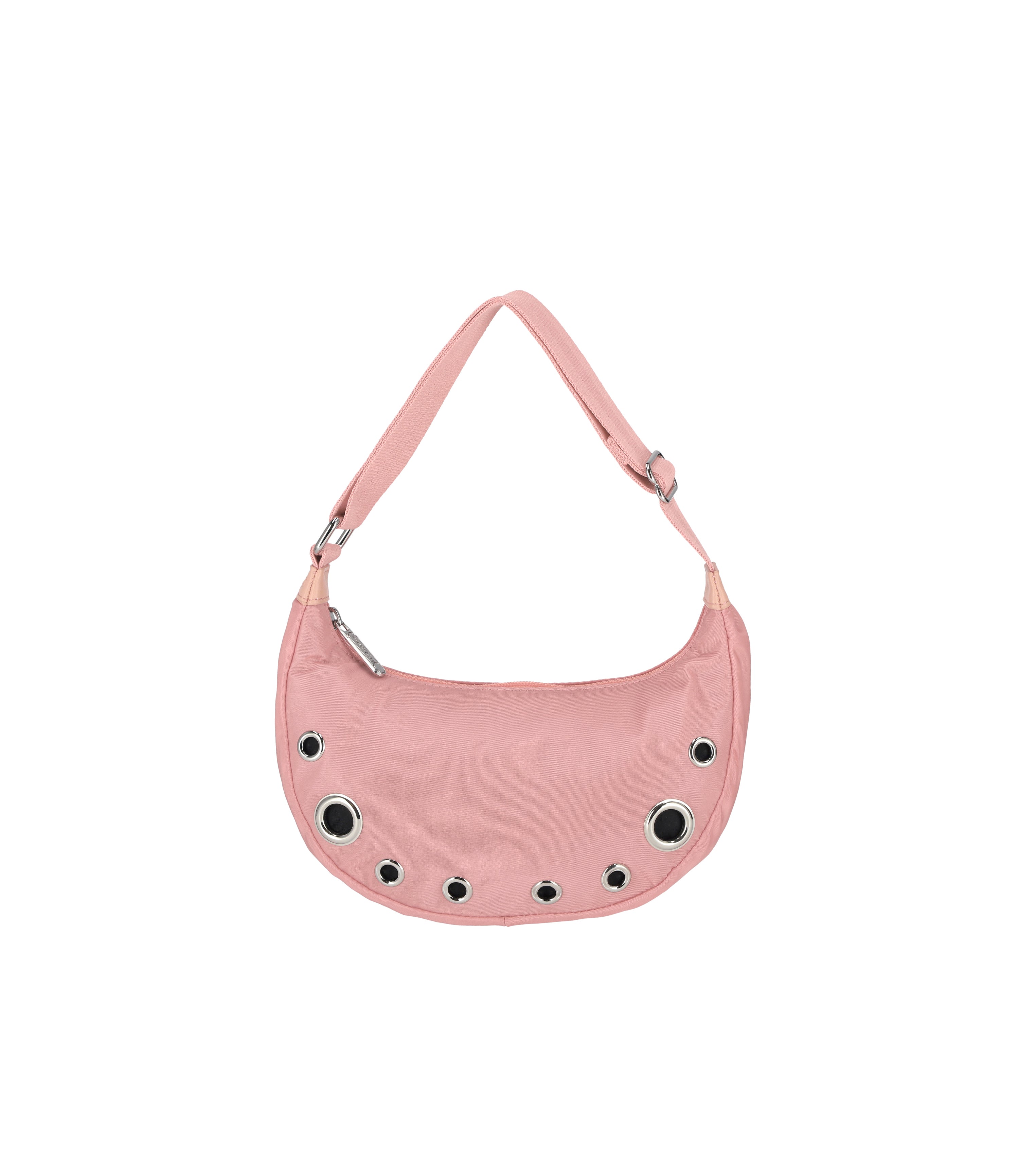 lesportsac-grommet-small-shoulder-bag-with-silver-metal-grommets-and-vegan-leath image 2