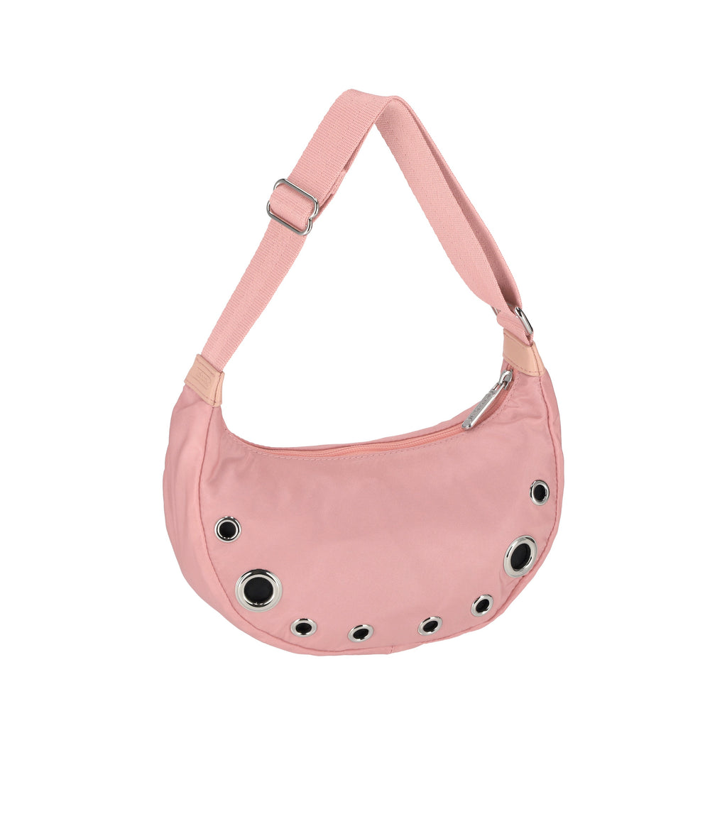 lesportsac-grommet-small-shoulder-bag-with-silver-metal-grommets-and-vegan-leath image 7