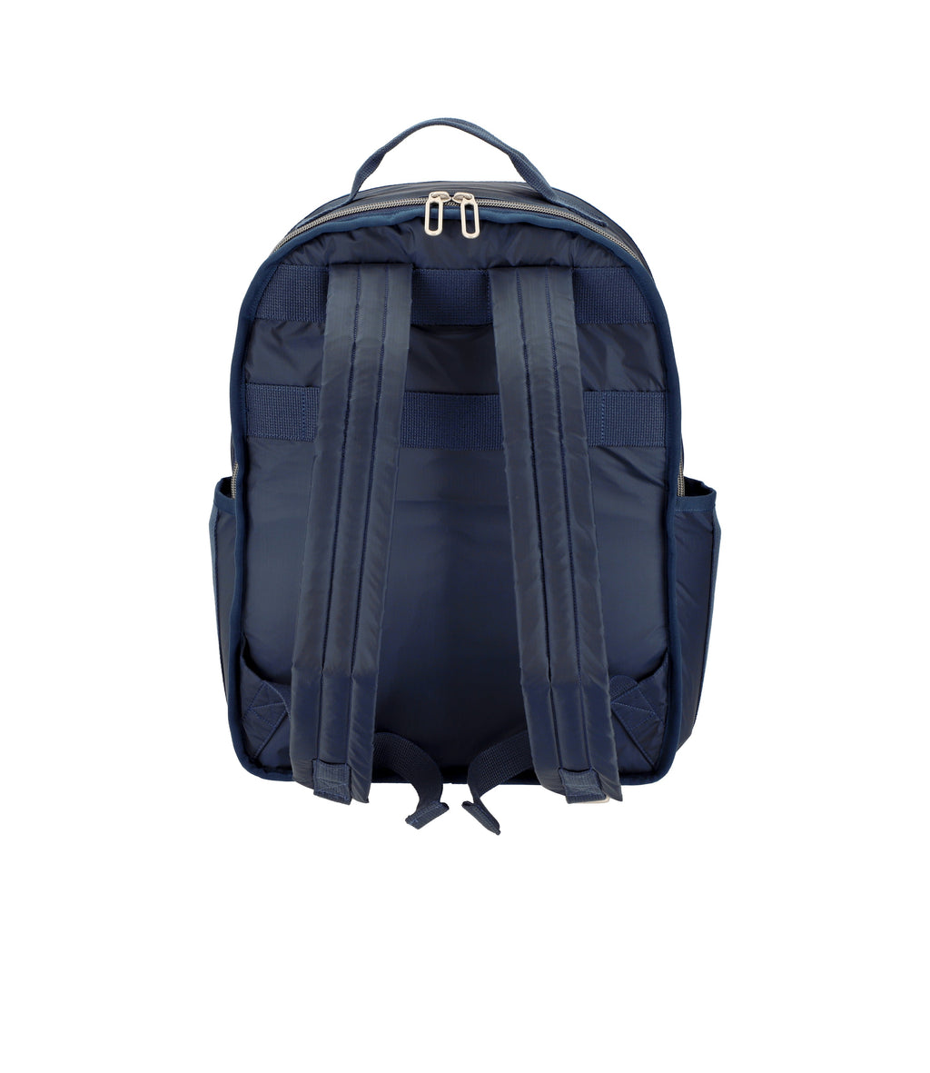 lesportsac-essential-carryall-backpack-dark-blue-travel-ready-laptop-backpack image 5
