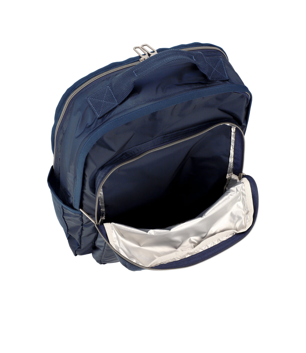 lesportsac-essential-carryall-backpack-dark-blue-travel-ready-laptop-backpack image 6