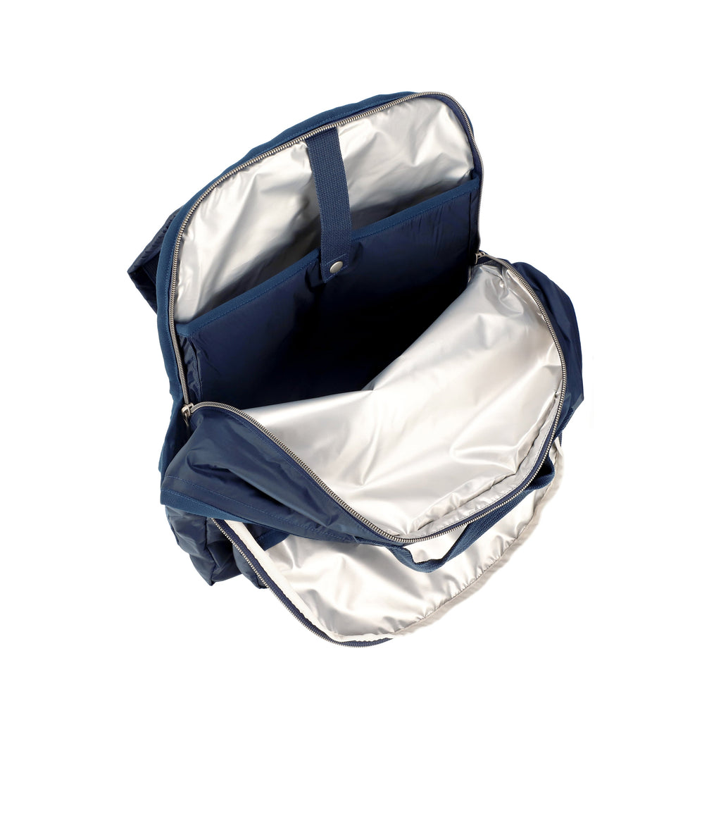 lesportsac-essential-carryall-backpack-dark-blue-travel-ready-laptop-backpack image 7
