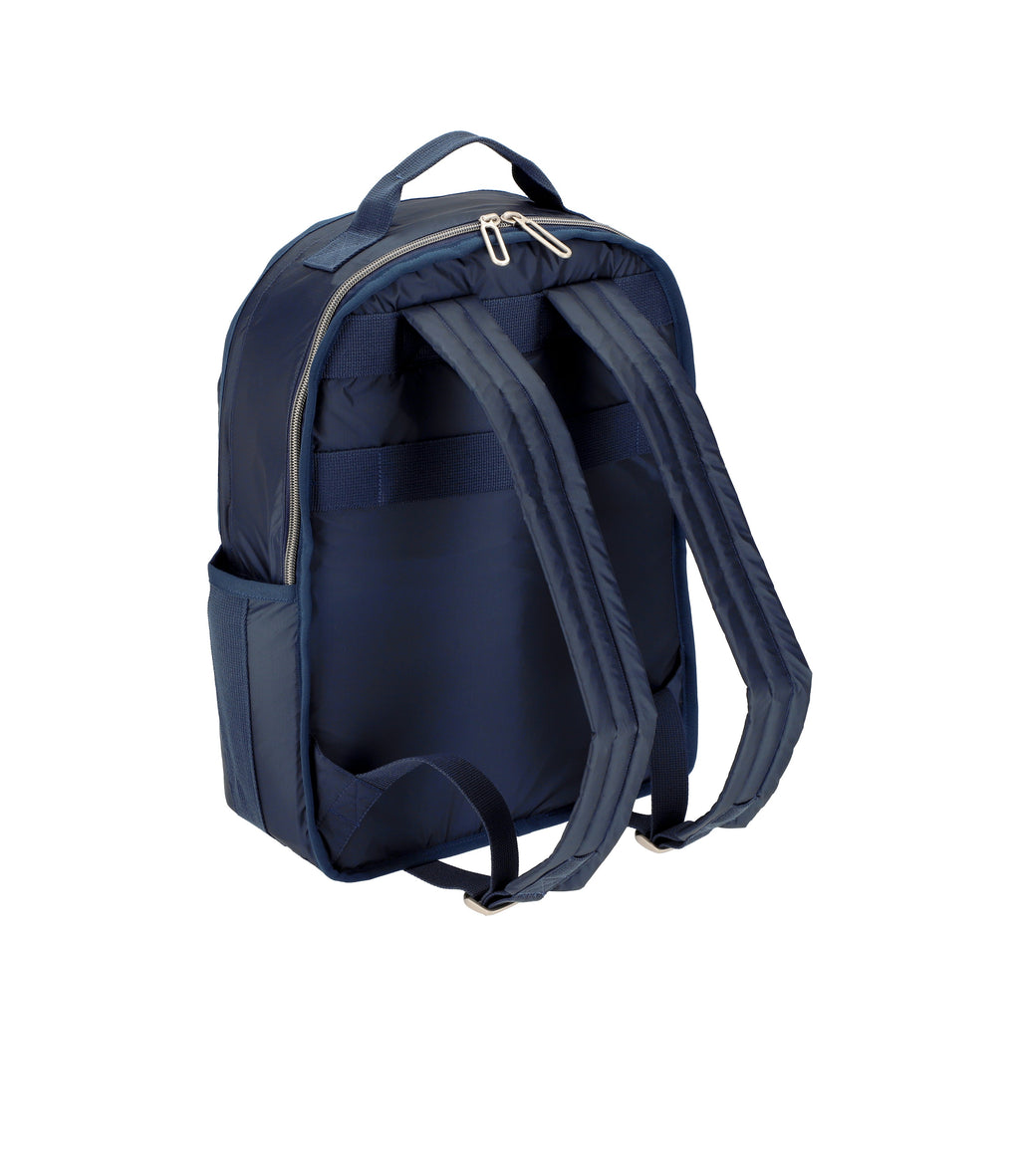 lesportsac-essential-carryall-backpack-dark-blue-travel-ready-laptop-backpack image 3