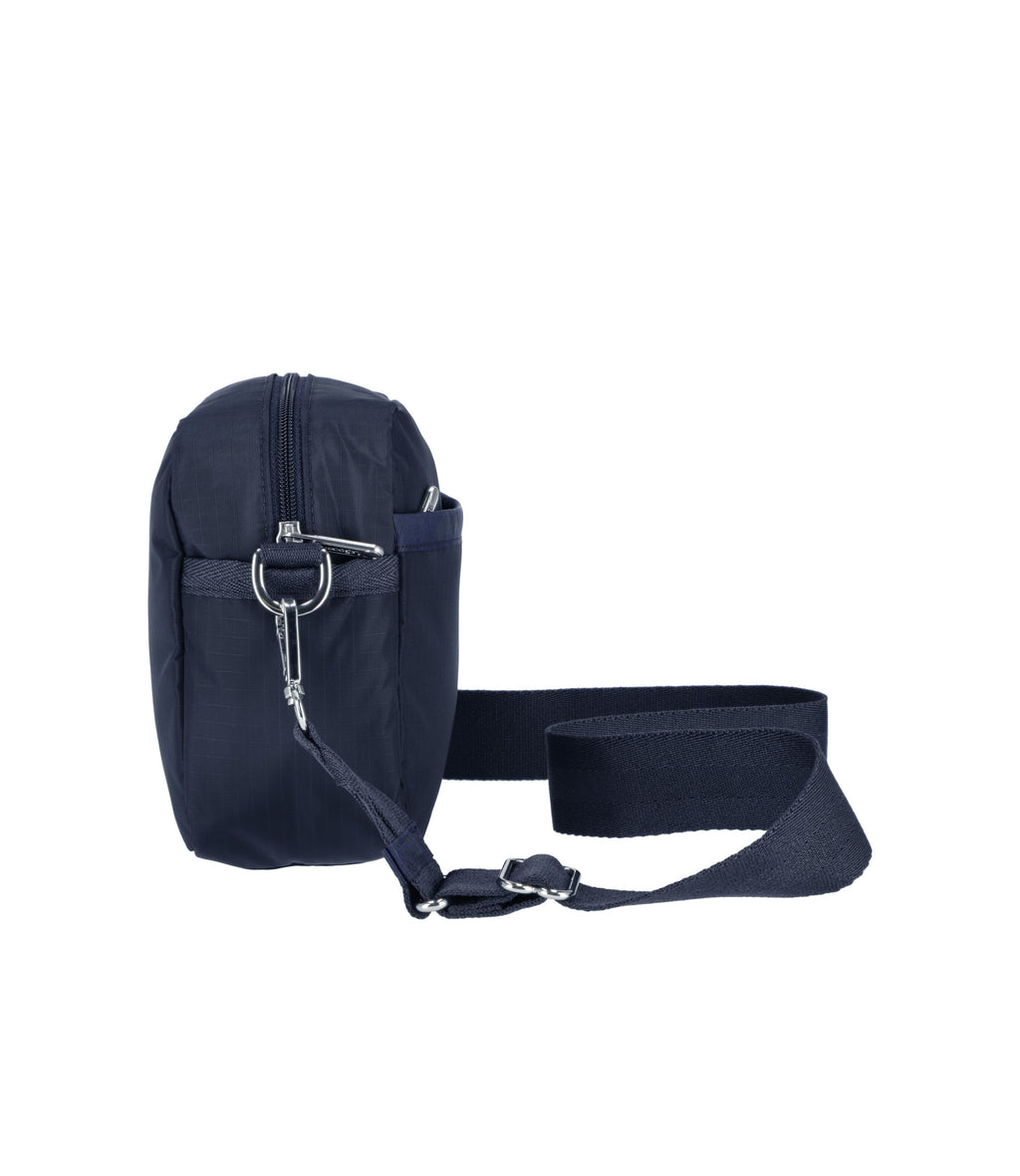 lesportsac-deluxe-crossbody-deep-sea-navy-adjustable-strap-crossbody-bag image 8