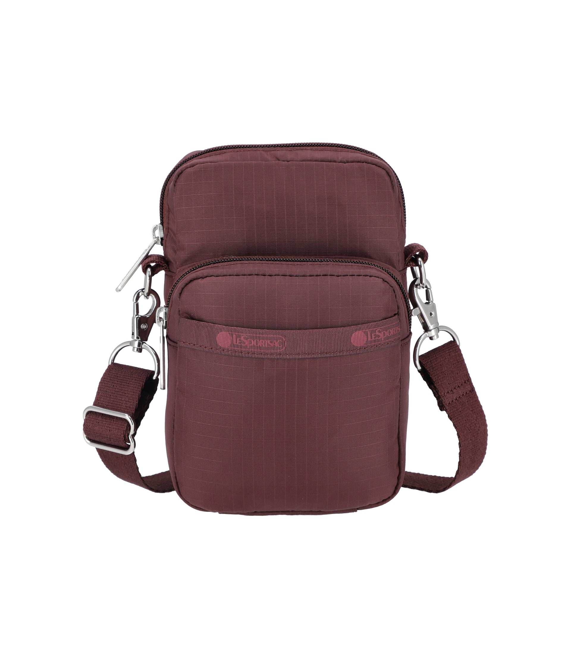 lesportsac-mini-phone-bag-with-adjustable-strap-recycled-ripstop-compact-crossbo image 1