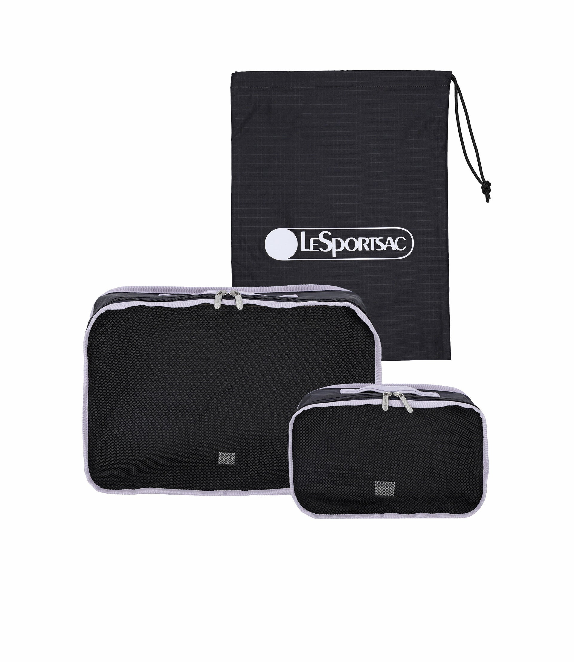 lesportsac-packing-pouch-set-3-piece-mesh-zip-pouches-shoe-pouch-recycled-ripsto image 1