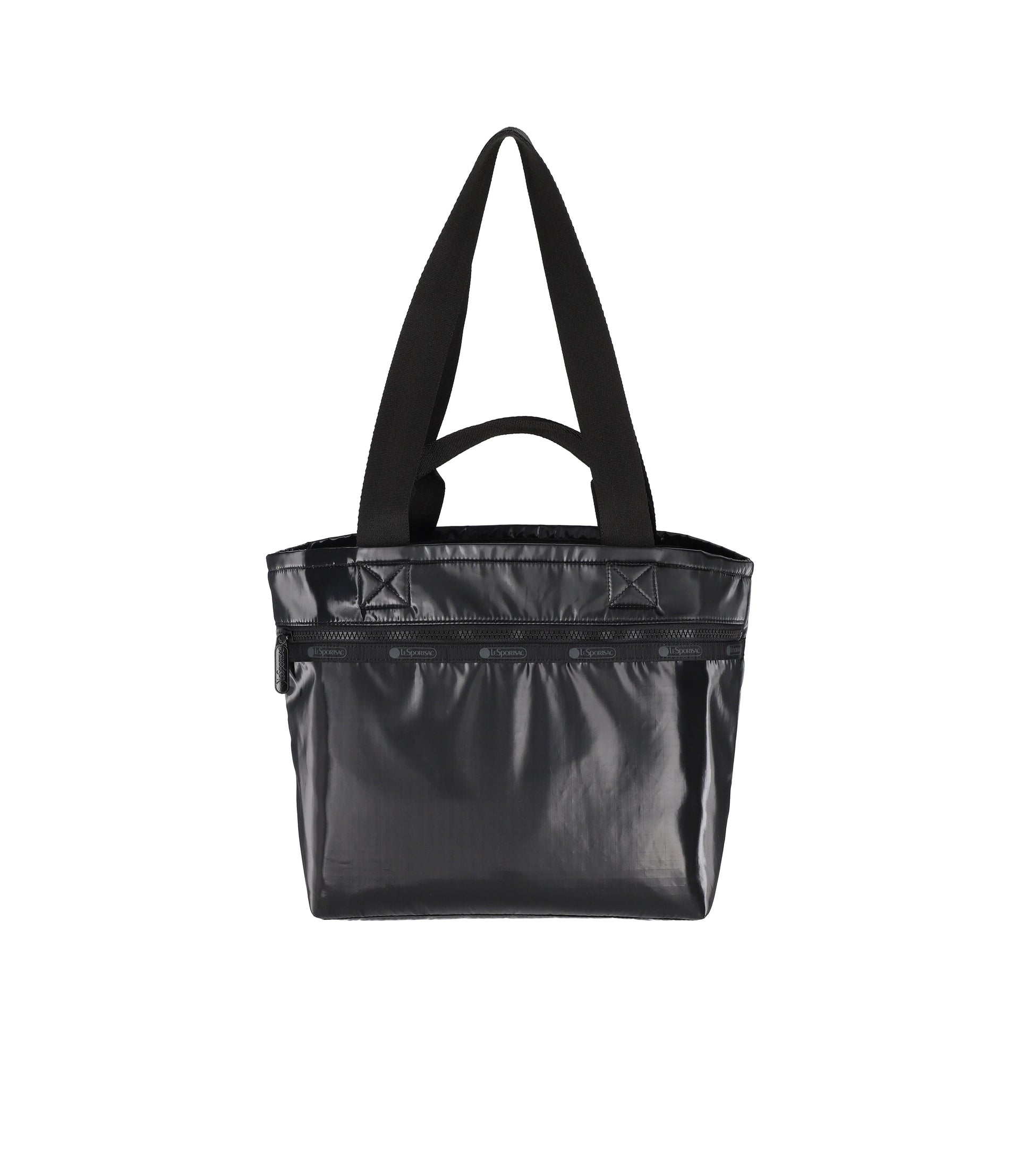 lesportsac-two-handle-zip-tote-glossy-patent-versatile-work-and-weekend-tote image 1