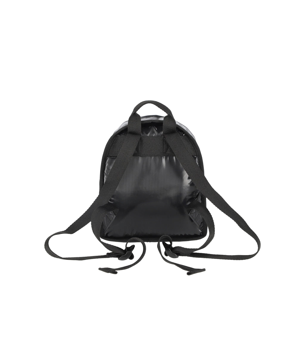 lesportsac-mini-route-backpack-in-black-shine image 4