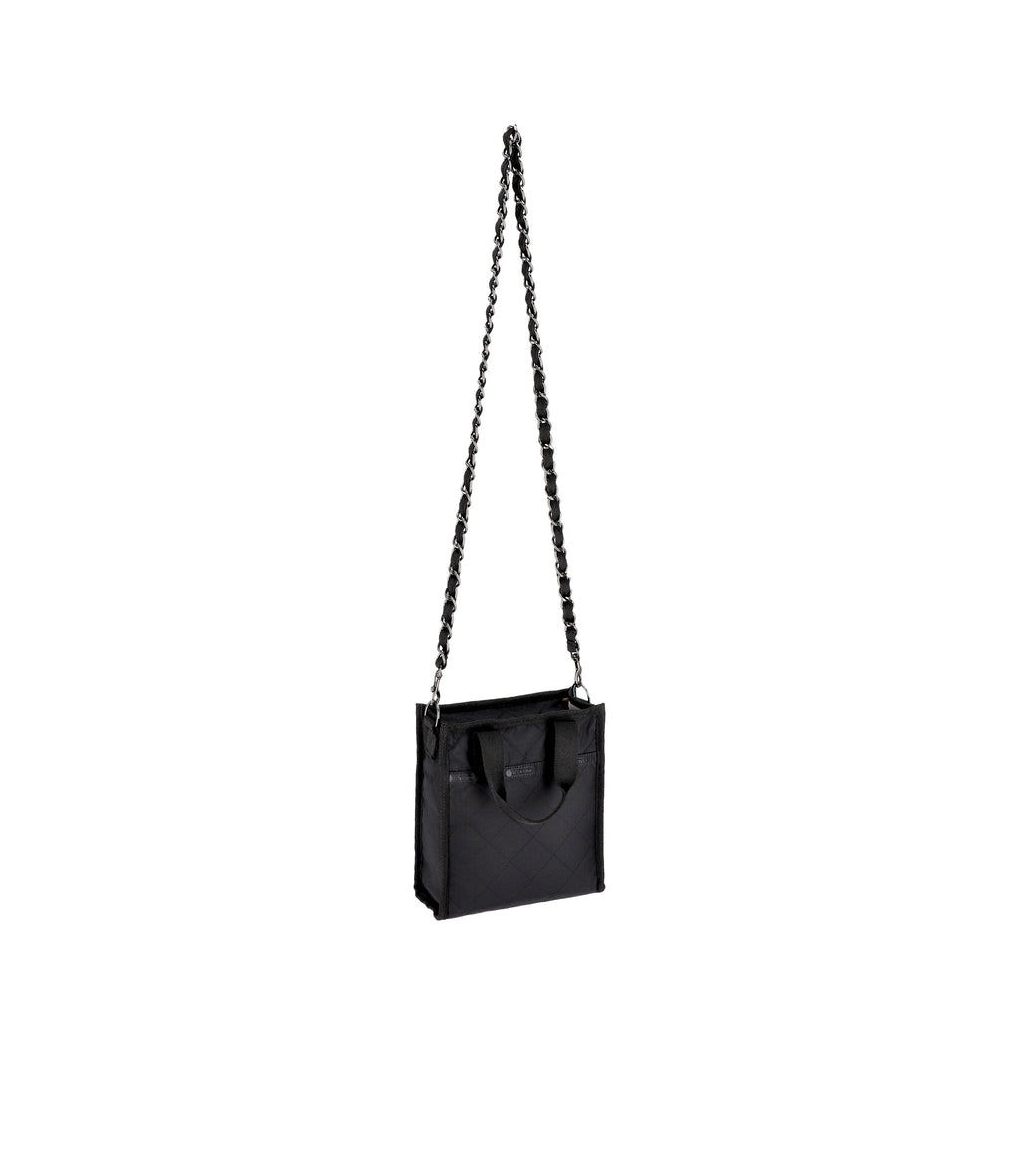 lesportsac-chain-mini-north-south-tote-compact-tote-with-detachable-chain-strap image 2