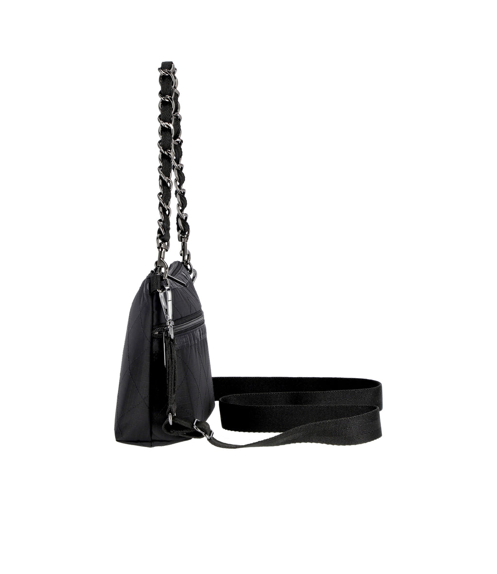 lesportsac-chain-cosmetic-clutch-versatile-crossbody-with-chain-strap-recycled-f image 3