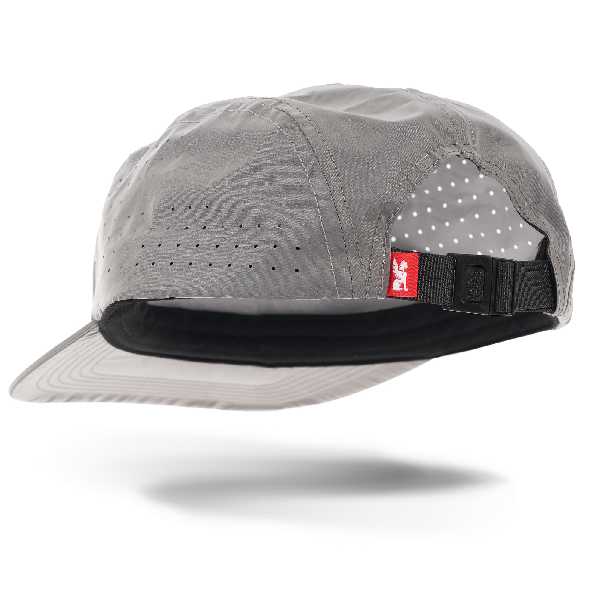 chrome-industries-5-panel-hat-lightweight-ultra-reflective-or-black-adjustable-s image 3