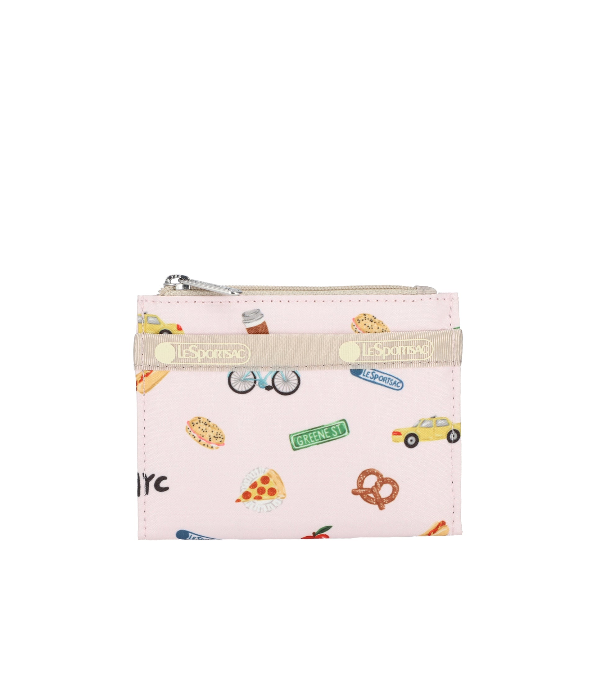lesportsac-small-wallet-recycled-ripstop-nylon-zip-around-wallet-with-6-credit-c image 1