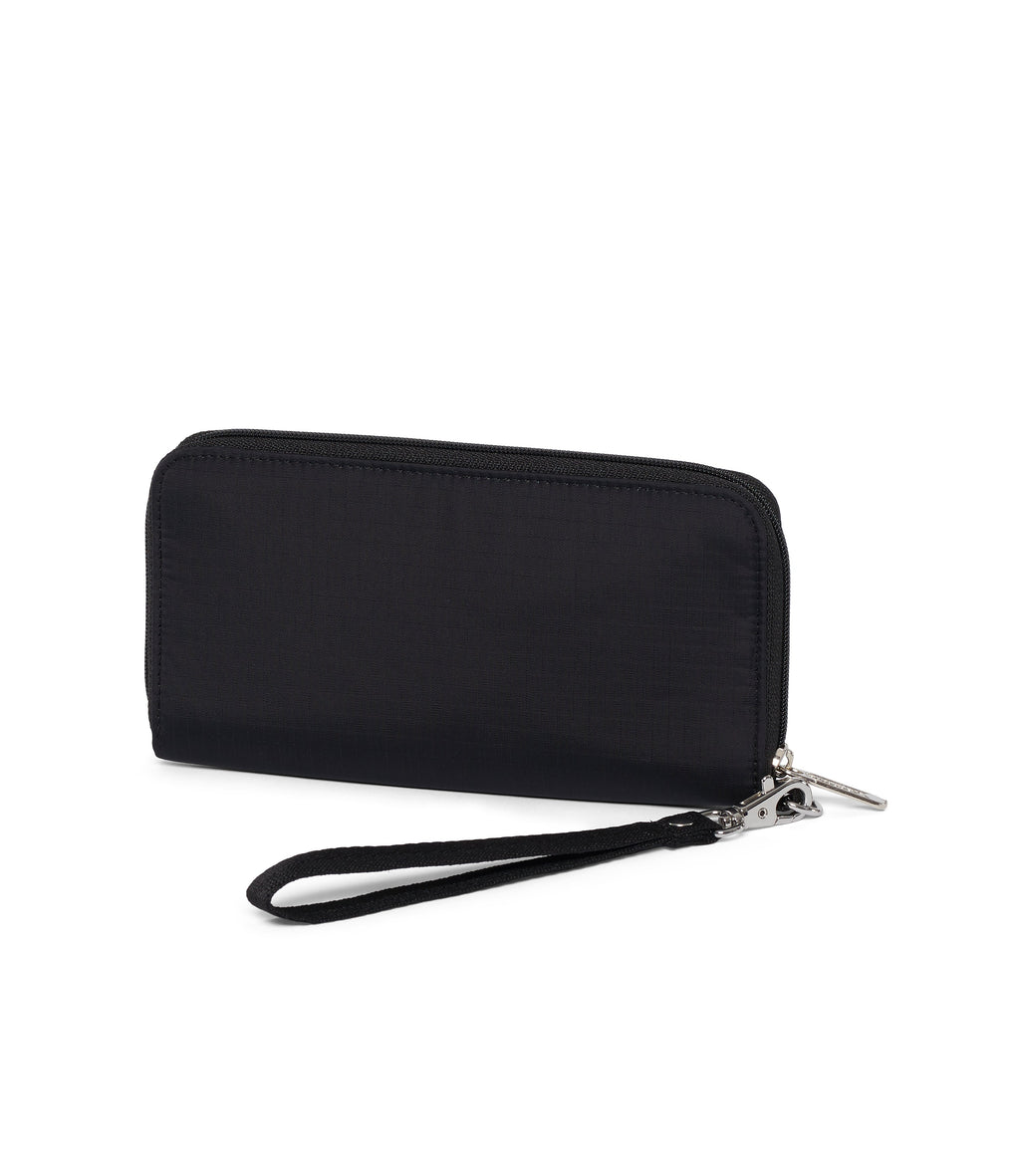 lesportsac-tech-wallet-wristlet-in-black image 3