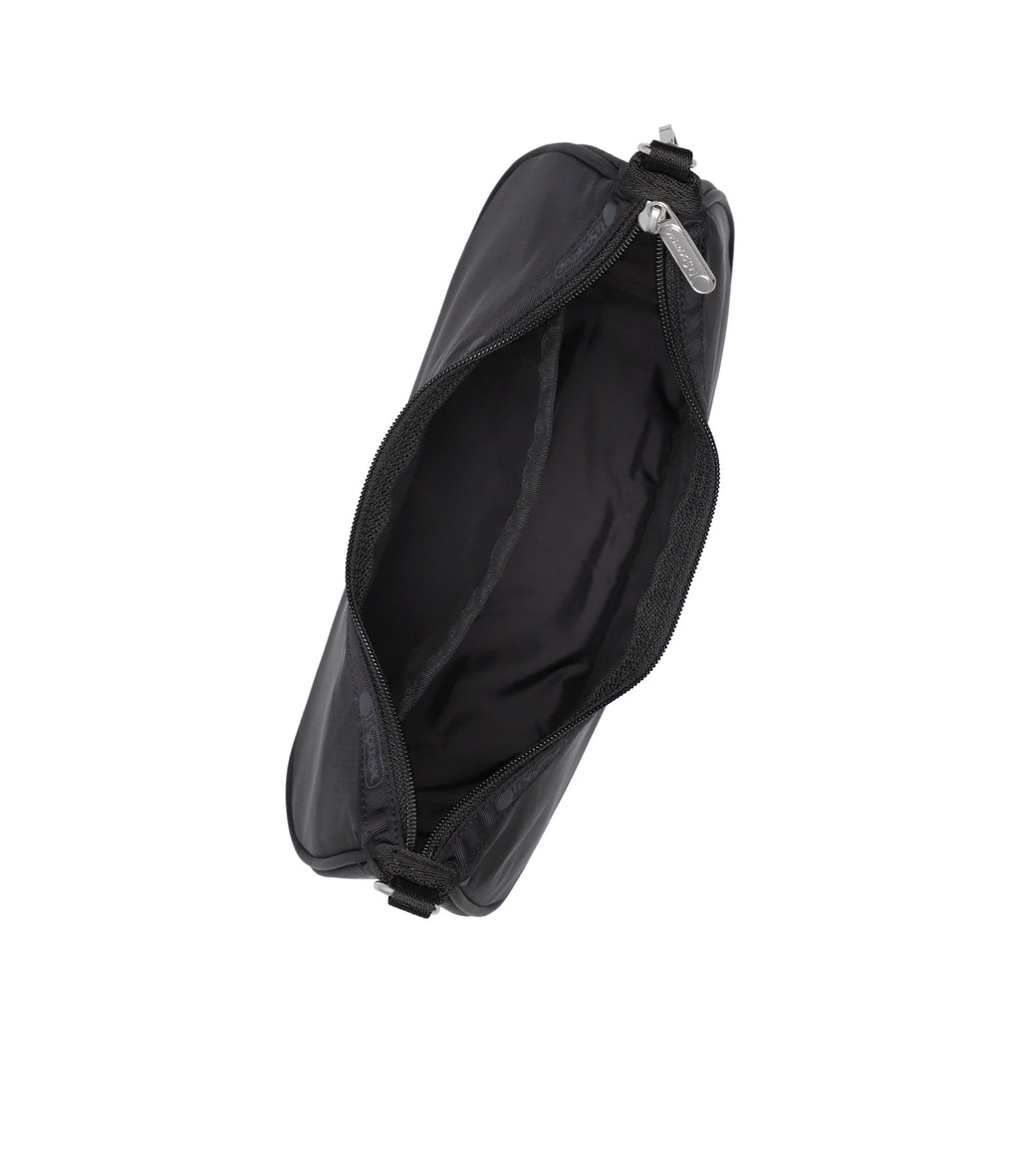 lesportsac-small-convertible-hobo-black-recycled-with-two-straps image 5
