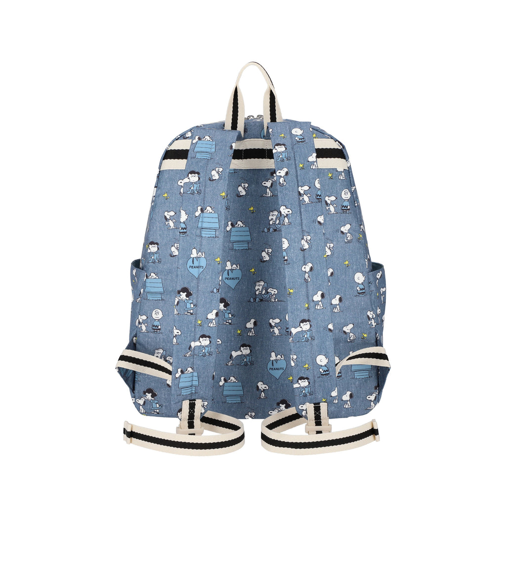 lesportsac-daily-backpack-water-bottle-pockets-adjustable-straps image 5