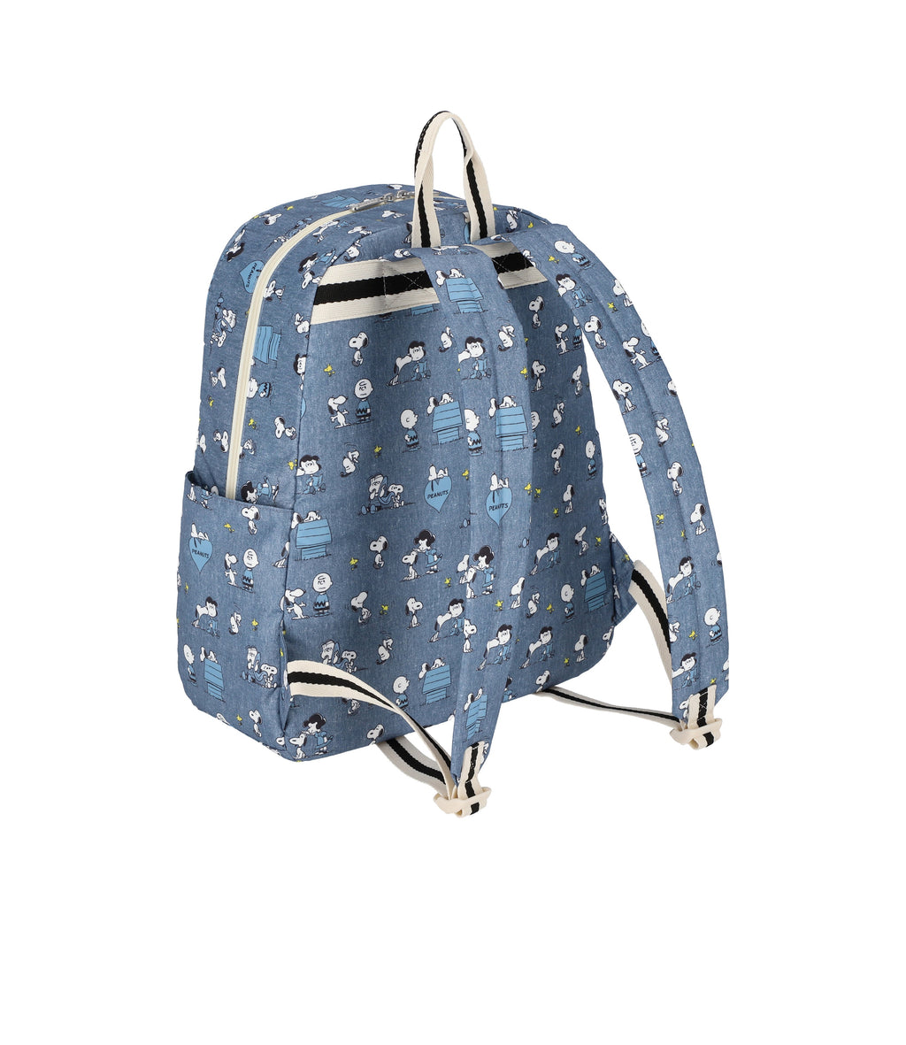 lesportsac-daily-backpack-water-bottle-pockets-adjustable-straps image 3