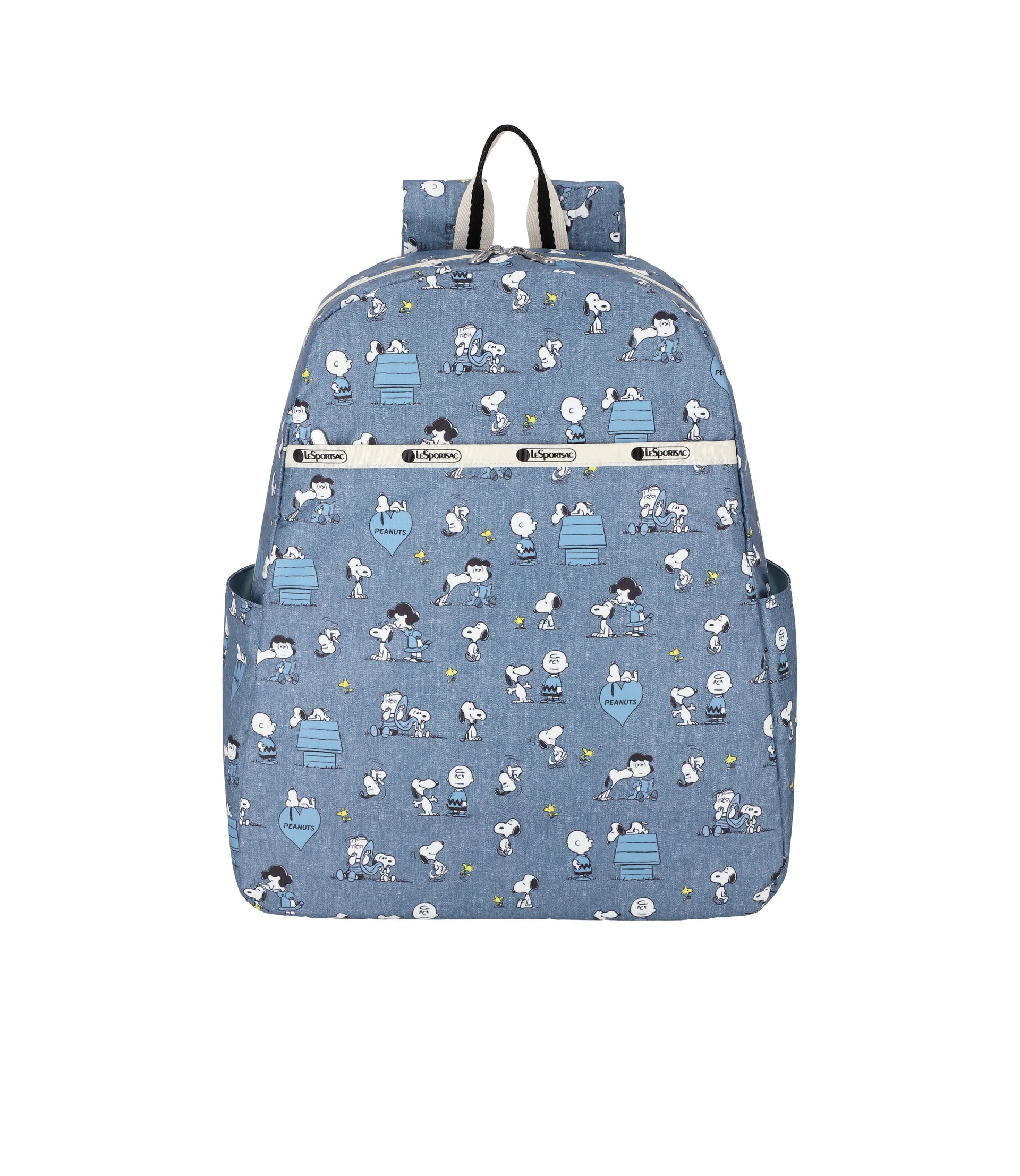 lesportsac-daily-backpack-water-bottle-pockets-adjustable-straps image 1