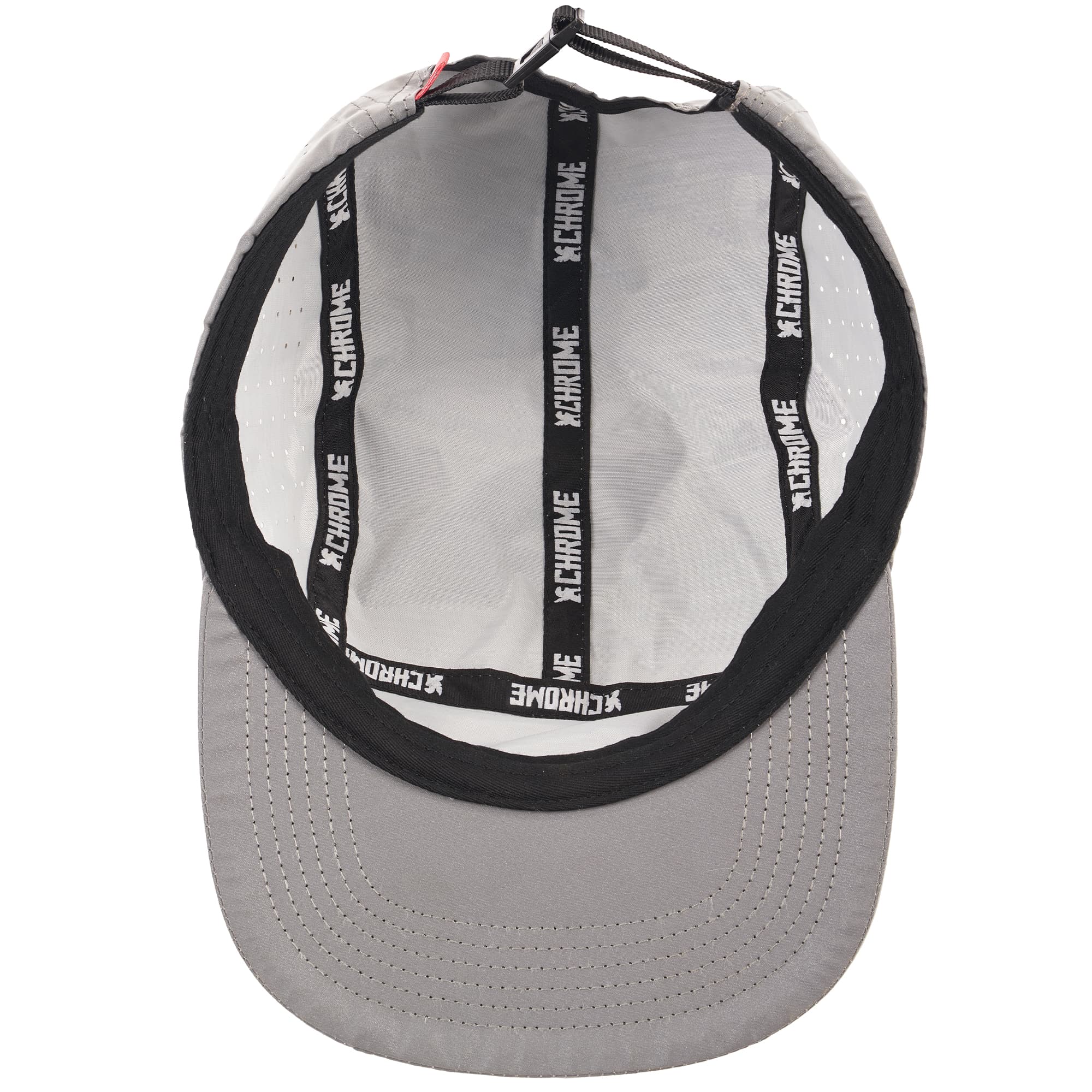 chrome-industries-5-panel-hat-lightweight-ultra-reflective-or-black-adjustable-s image 4