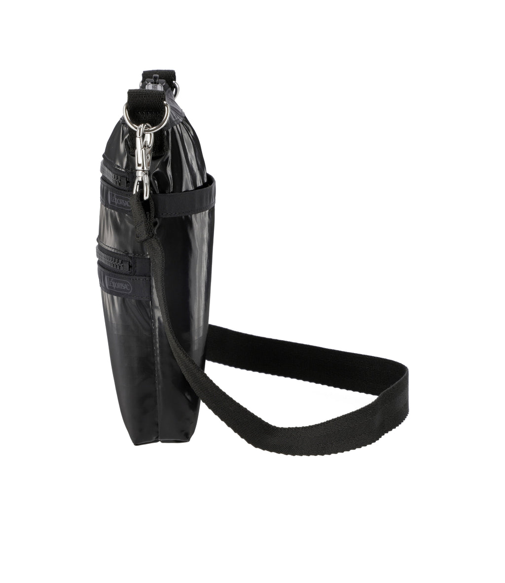 lesportsac-3-zip-crossbody-patent-finish-multiple-compartments-adjustable-strap image 3