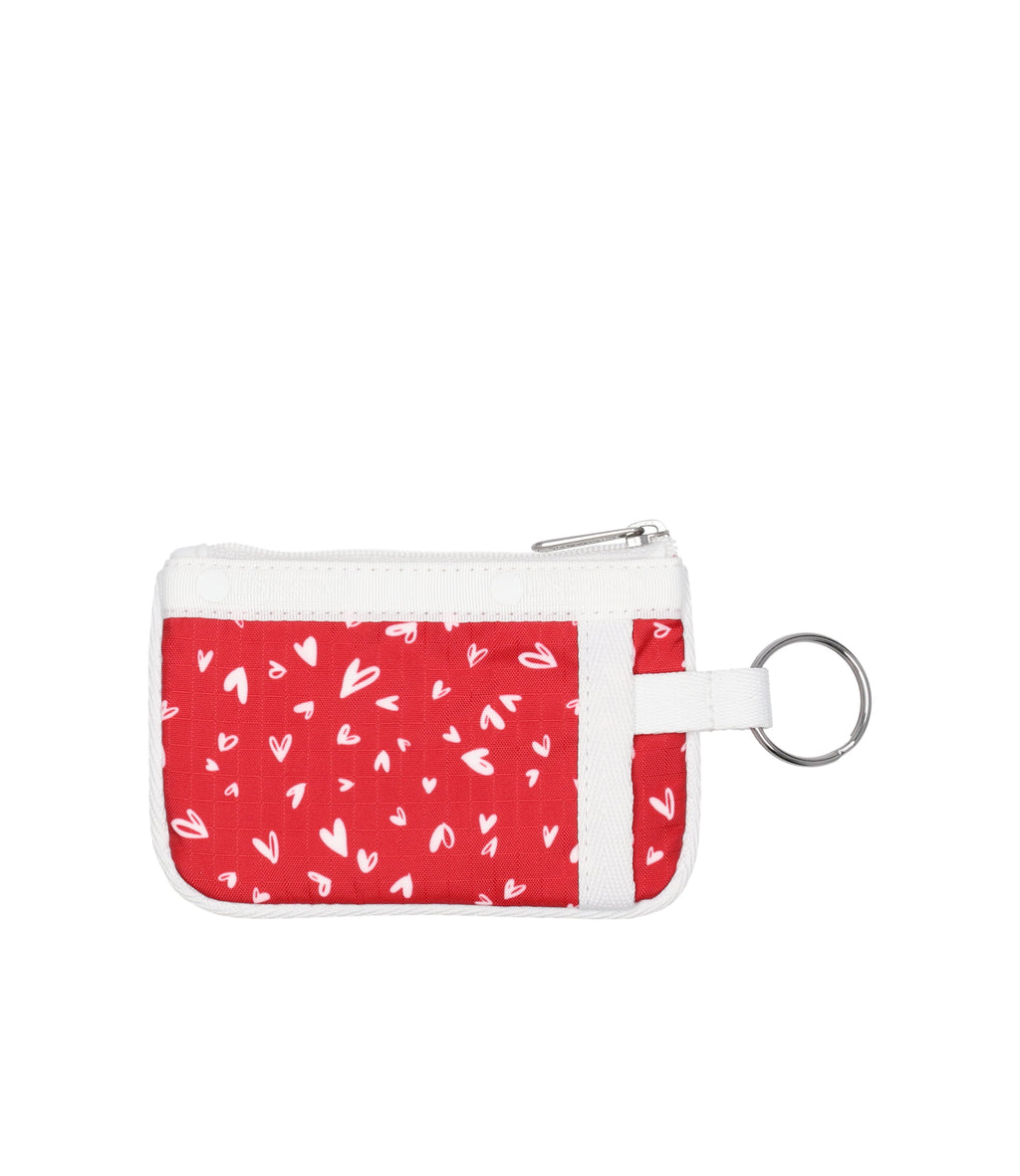 lesportsac-key-card-holder-recycled-ripstop-nylon-key-ring-card-holder image 2