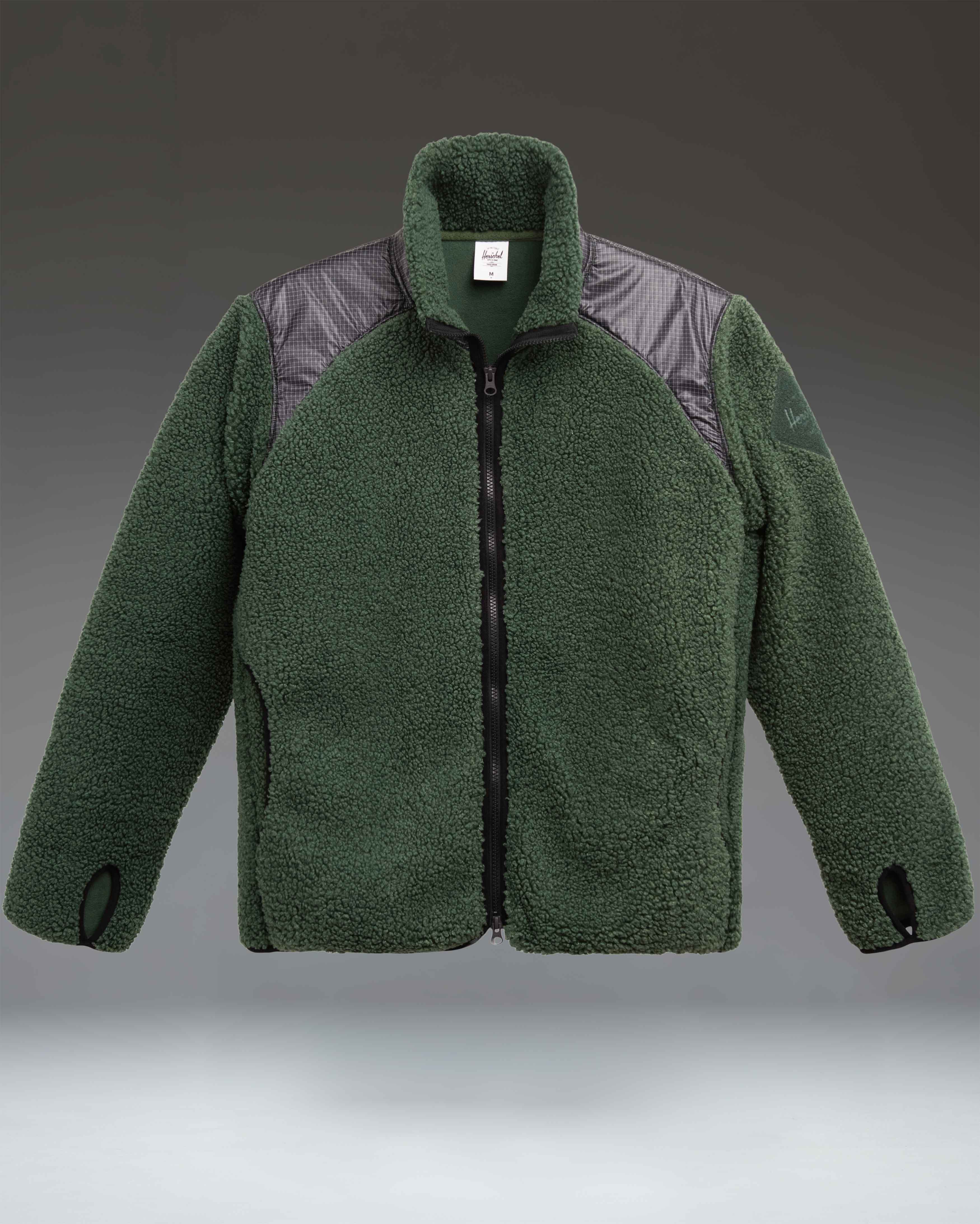 herschel-supply-performance-fleece-jacket-men-s-water-repellent-bonded-high-pile image 2