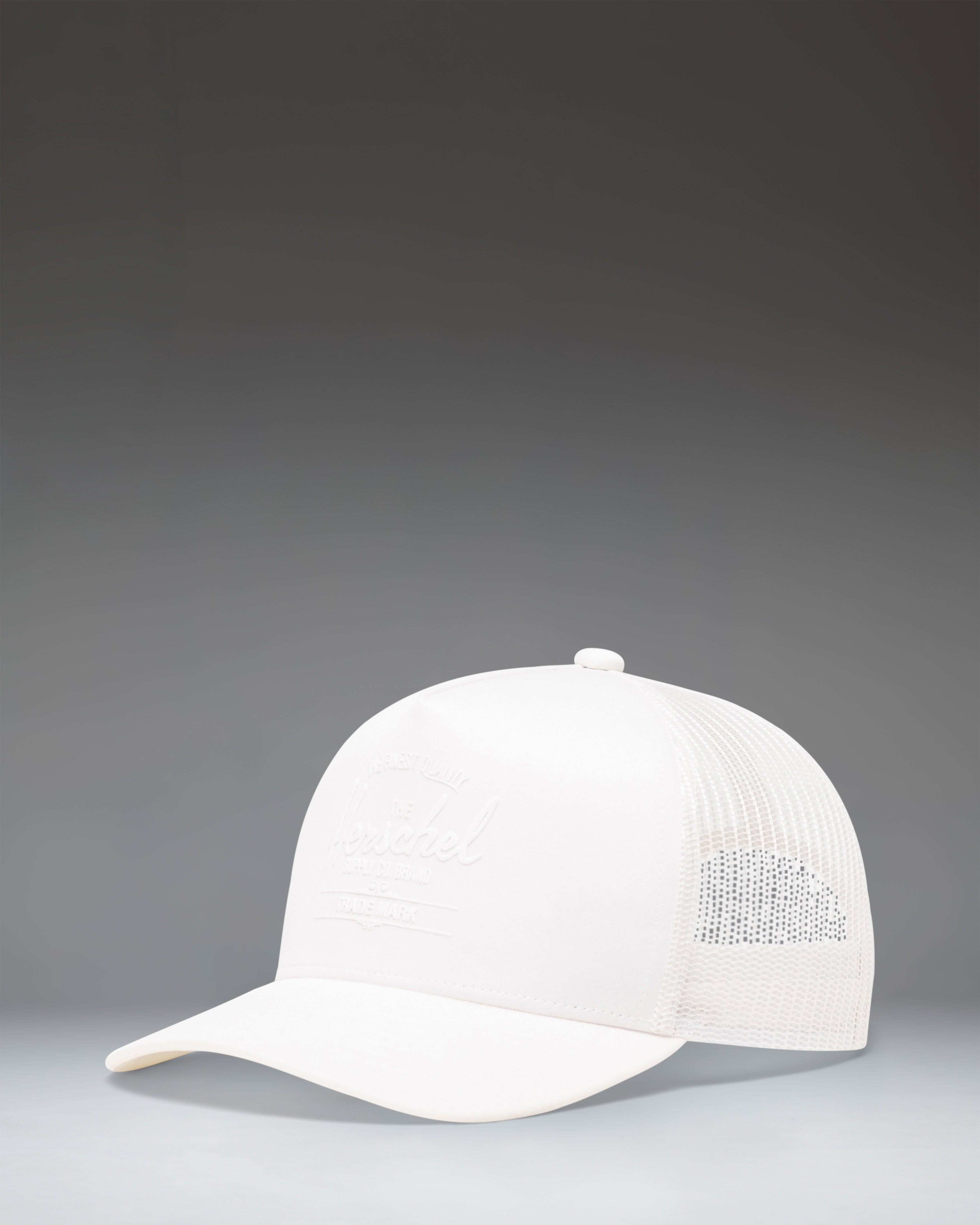 herschel-supply-whaler-tall-mesh-cap-classic-trucker-hat-with-puff-print-logo image 2