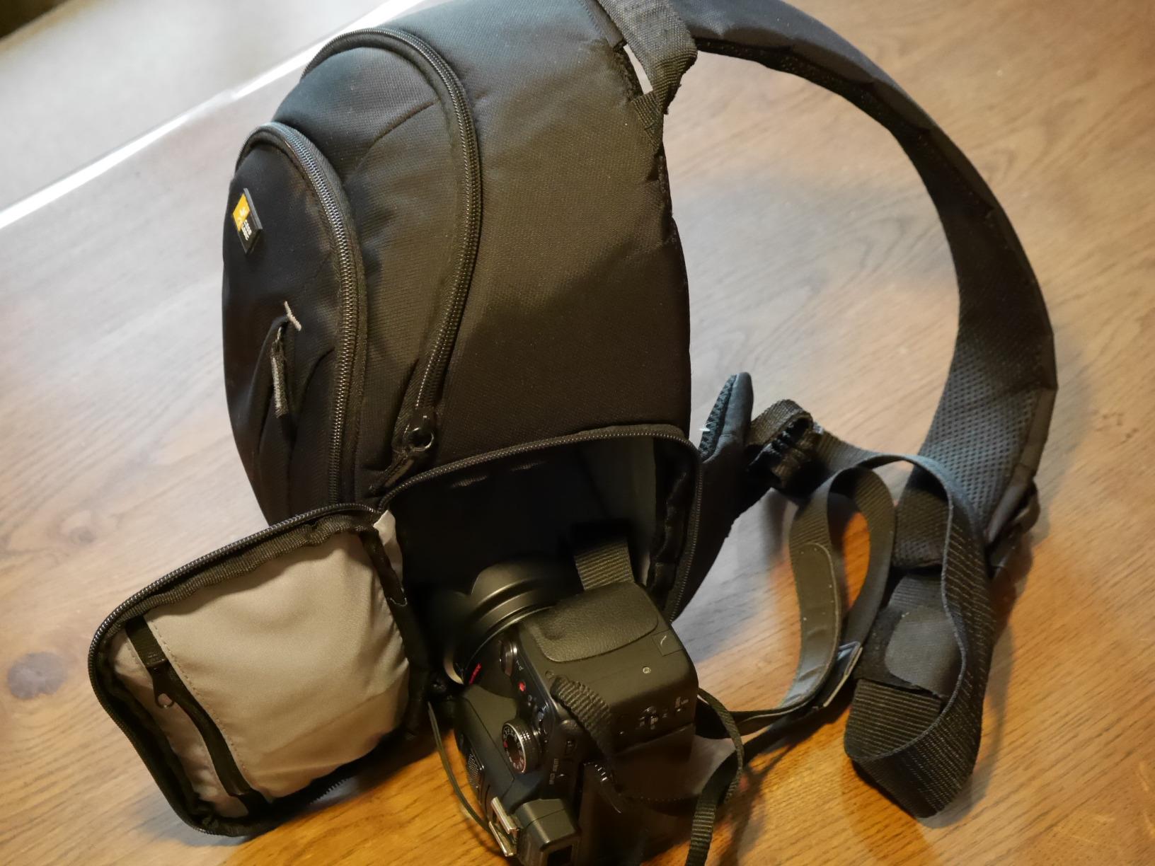 Good bag, but a little small for a full DSLR