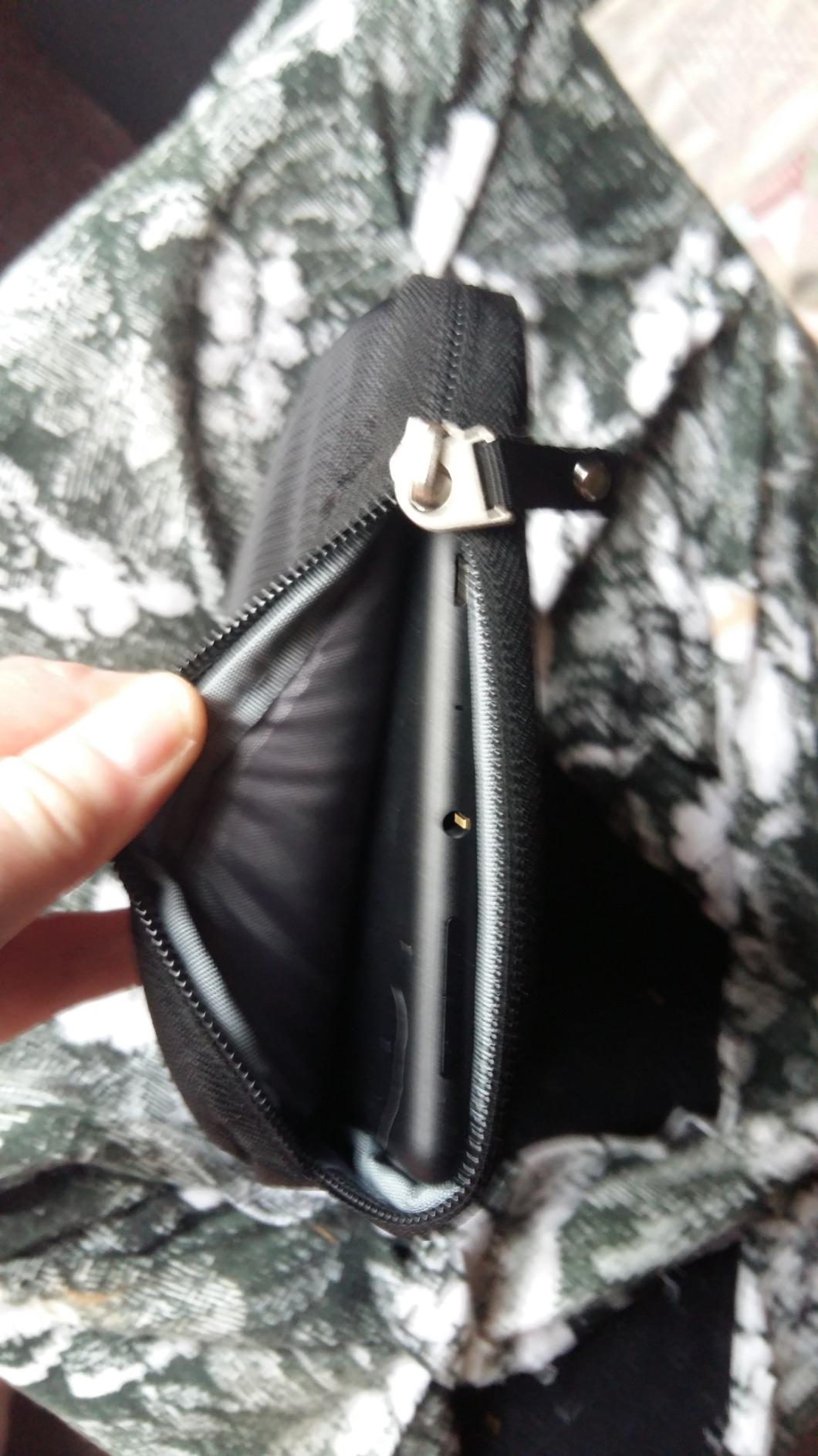 It's okay, but the pocket is small